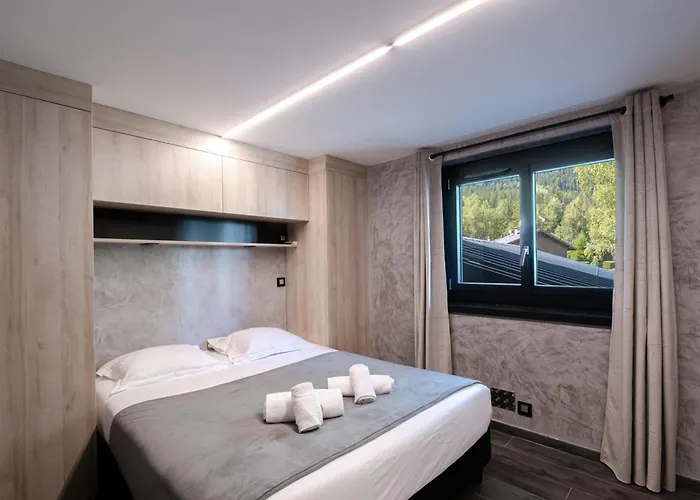 公寓 Demi-chalet Confortable A Avec Wifi Et Parking, 6 Pers. - Fr-1-343-228 霞慕尼